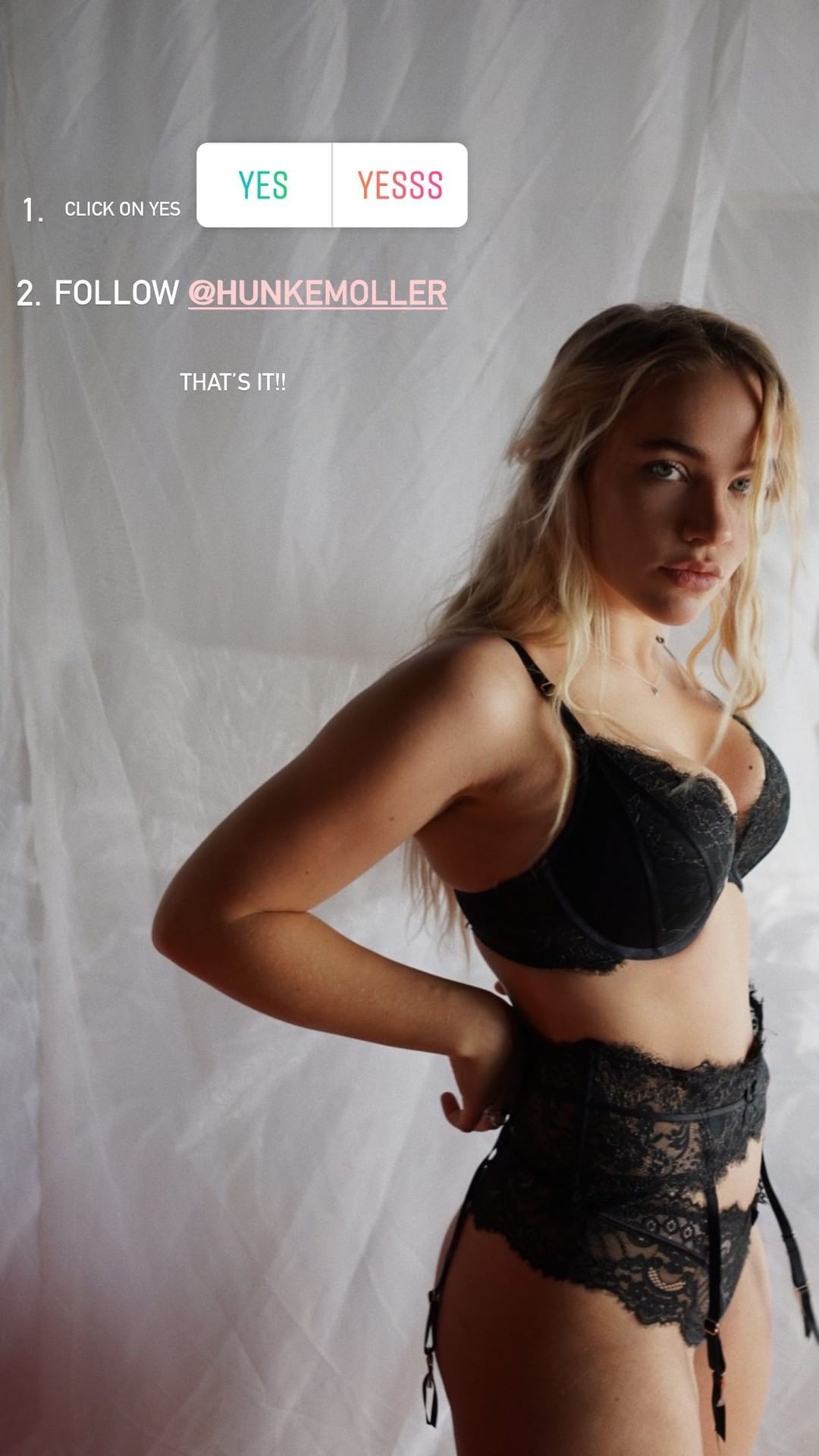Juultje Tieleman werkt samen met Hunkemöller en dat ziet er aangenaam uit