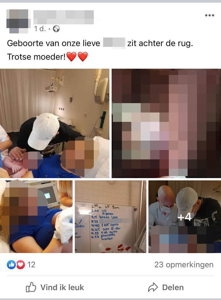 Internet kan uit: Nederlandse kersverse moeder deelt 'too much' op social media