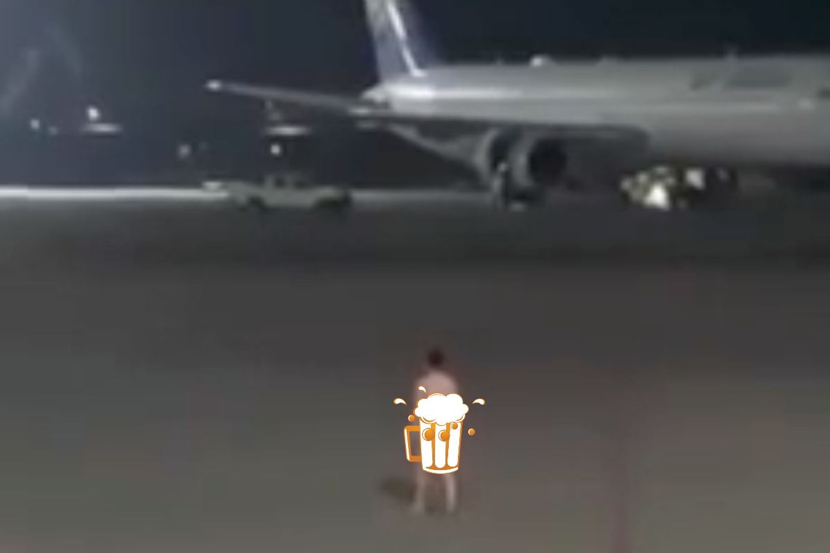Je mag dus niet eens zonder kleding over de luchthaven van Almaty rennen…