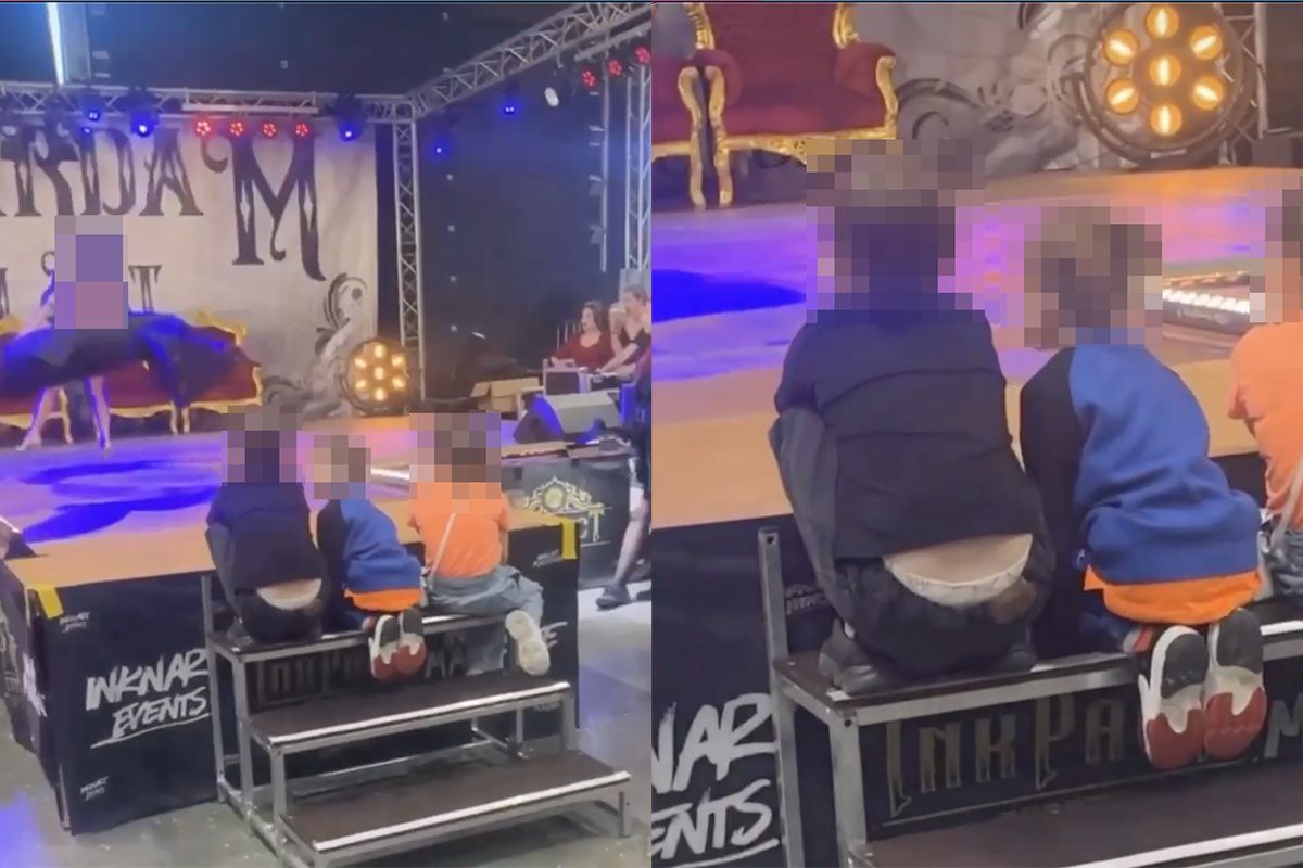 Kan gewoon joh: Kinderen zien dames strippen tijdens Rotterdam Tattoo Convention