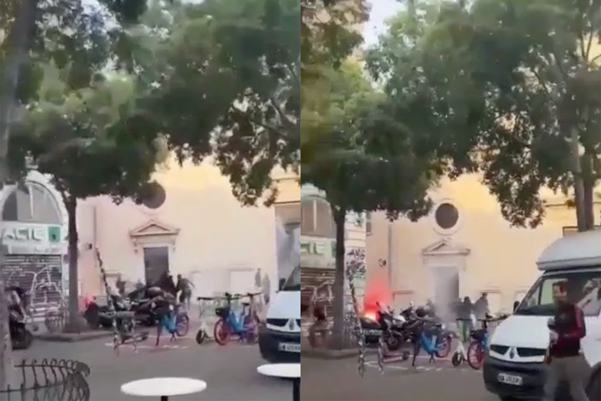 Feyenoord hooligan duidelijk buiten westen na treffen met hooligans van Marseille
