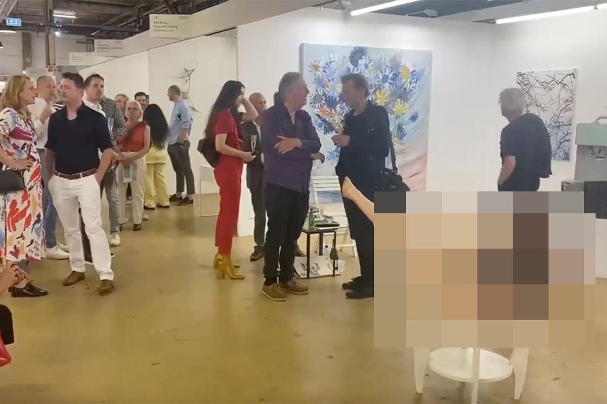 Kunst met een harige 'K' als bizar kunstwerk op Art Rotterdam