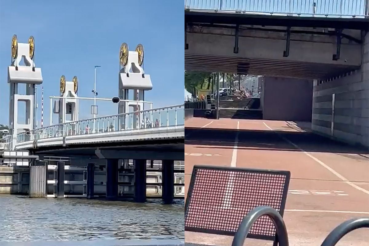 Ondertussen onder de stadsbrug in Kampen: Locatie voor opname natuurfilm |  VK Magazine