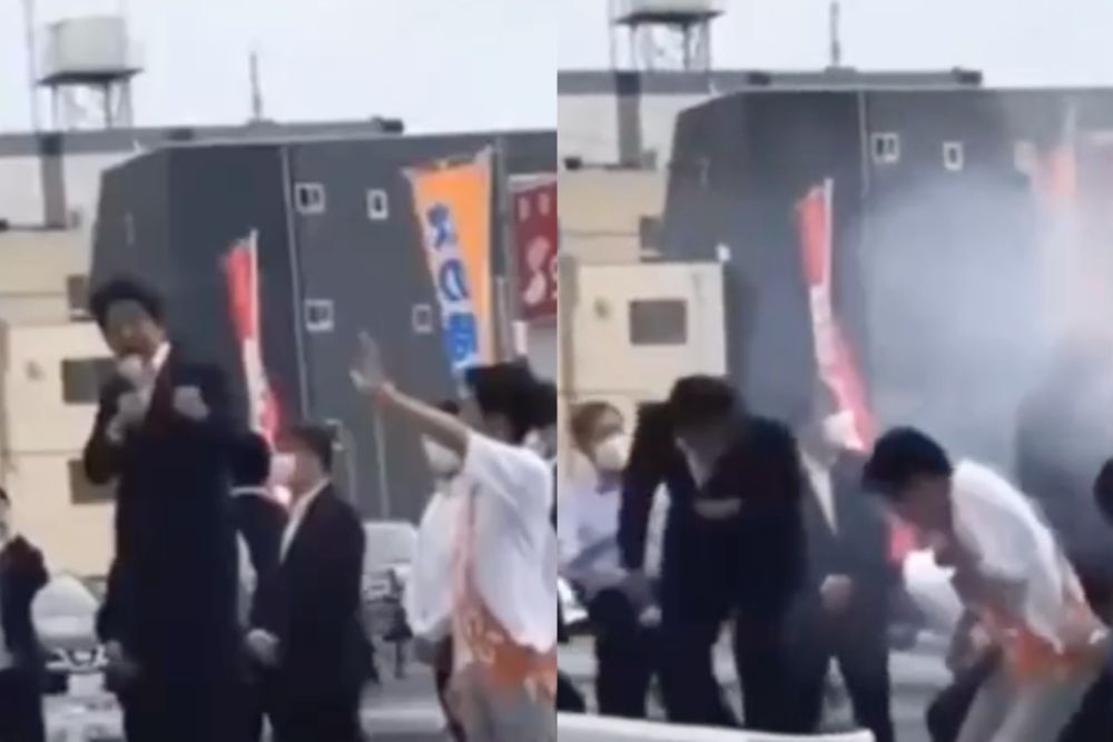 Nieuwe beelden van aanslag op voormalige Japanse minister-president Shinzo Abe