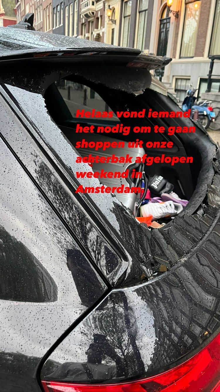 Ingebroken in auto van Jebroer, GPS horloges van zoontjes maken foto's van verdachte