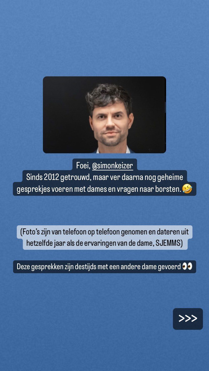 Vermeende minnares van Simon Keizer lekt Snapchat gesprekken