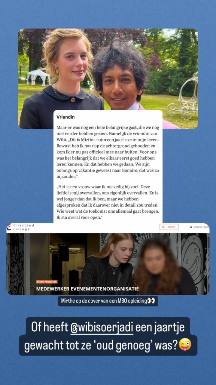 Ophef over Wibi Soerjadi (52) en zijn hele jonge vriendin: 'Gewacht tot ze oud genoeg was?'