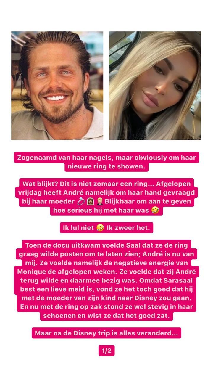 Na de docu: Andre Hazes gaat weer met Monique proberen, maar durft het niet uit te maken met Sarah