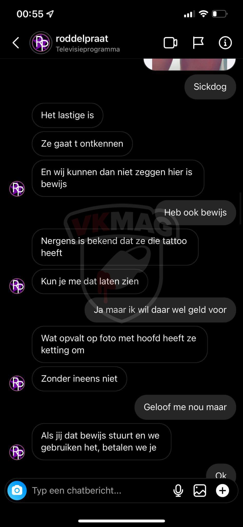 Chatgesprekken met naaktfoto's gelekt van Nicol Kremers, vriendin Peter 'Massa is Kassa' Gillis