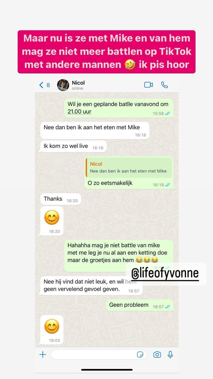 Michael van der Plas, de ex van Barbie, reageert op daten met Nicol Kremers