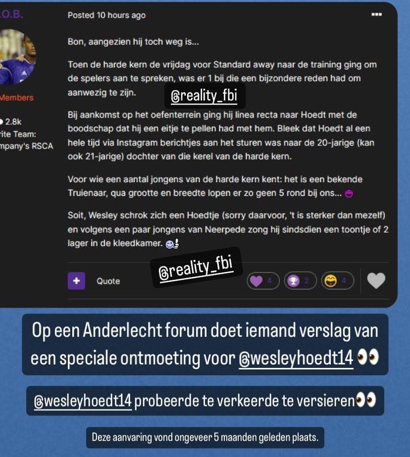 Wesley Hoedt, ex van Emma Heesters, flirt met dochter van hooligan en krijgt spijt