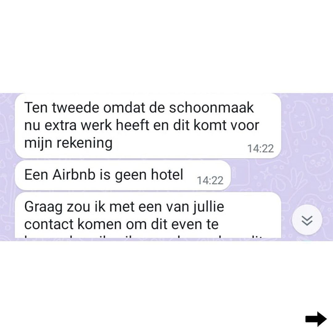 Airbnb-host helemaal door het lint wegens kop en schotel in de wasbak