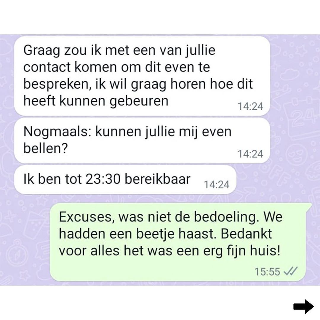 Airbnb-host helemaal door het lint wegens kop en schotel in de wasbak