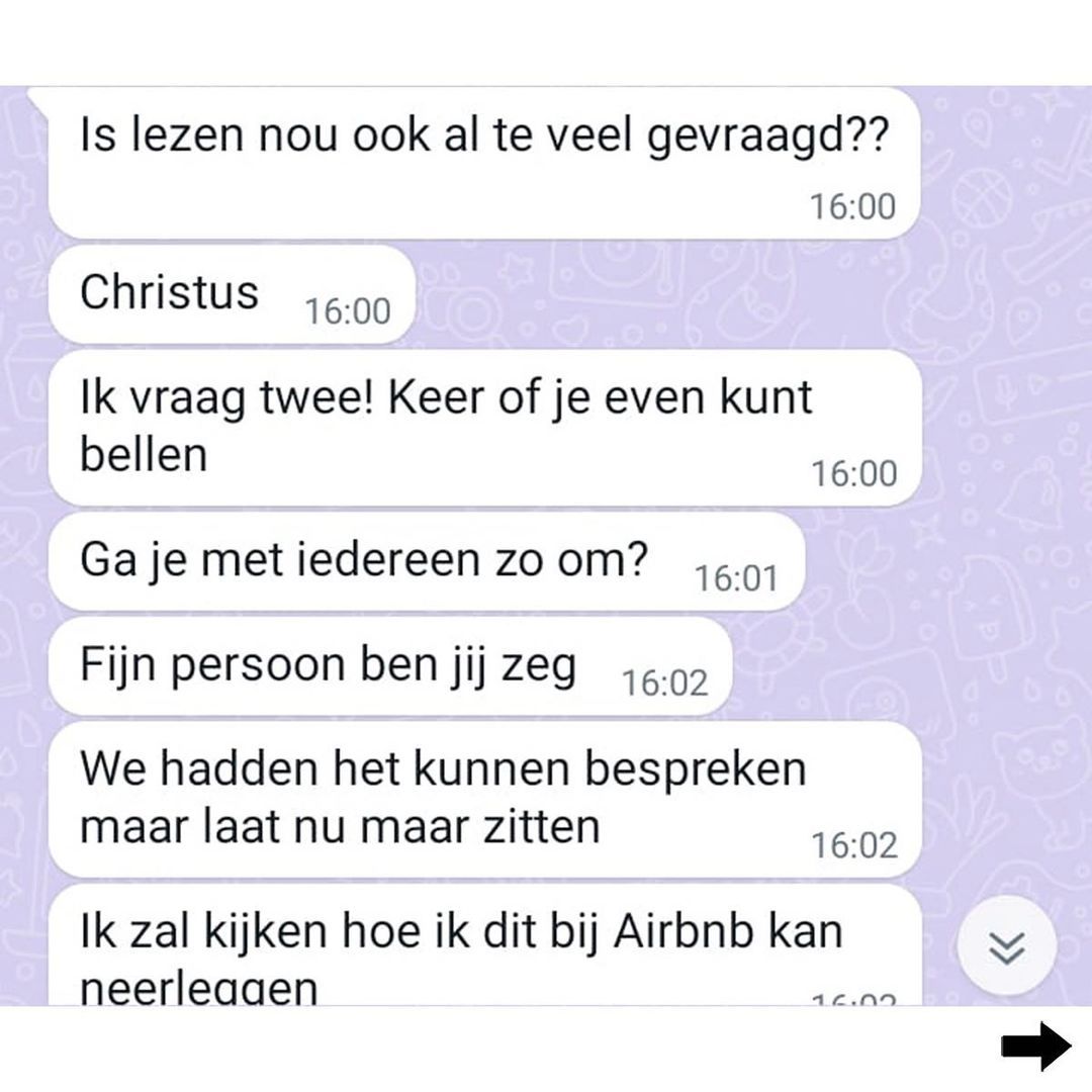 Airbnb-host helemaal door het lint wegens kop en schotel in de wasbak