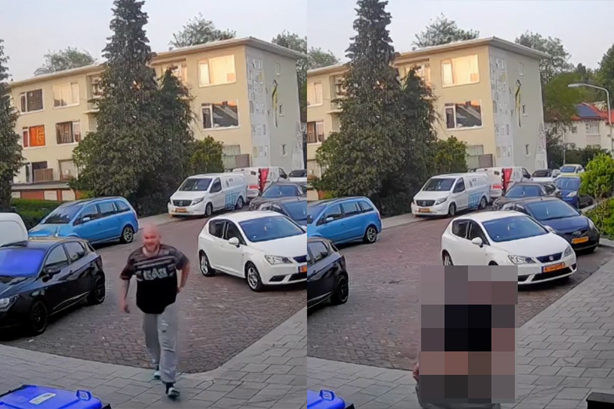 Buurman in Dordrecht laat met 'Volle maan' weten waar de camera hangt