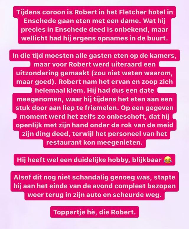 Coldeweijer opent aanval op Robert Doornbos: Coureur zou in ex Andre Hazes hebben gereden
