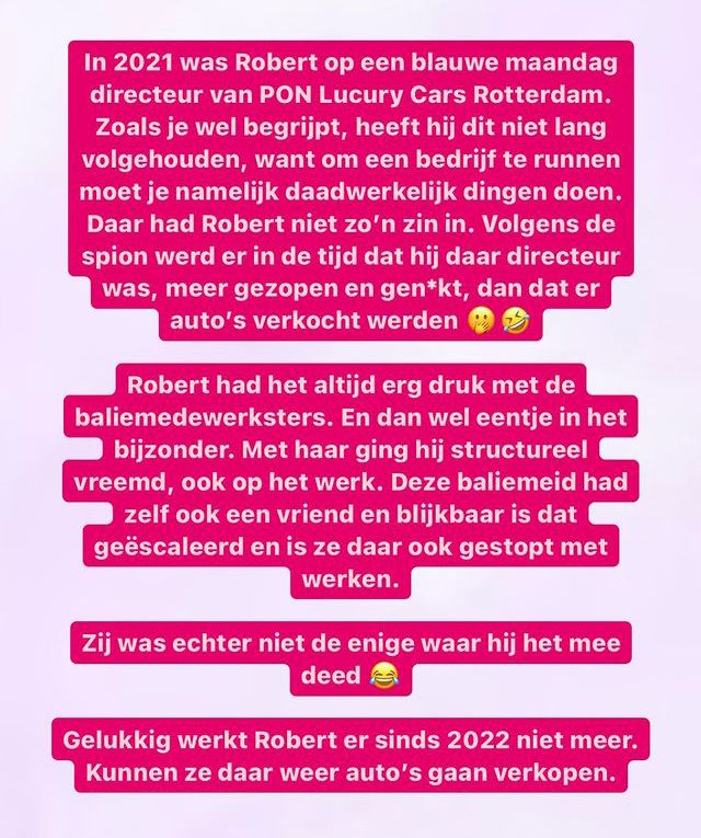 Coldeweijer opent aanval op Robert Doornbos: Coureur zou in ex Andre Hazes hebben gereden