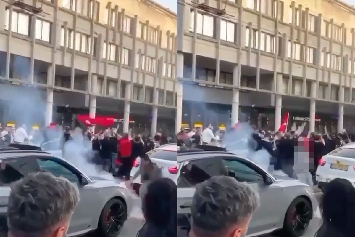 Even op het plaatje klikken voor de video. Let op, schokkende beelden