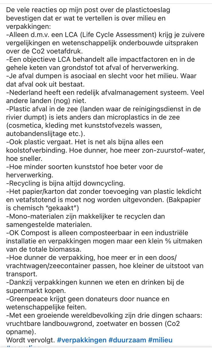 Wait what: 50 cent plastic-toeslag voor frietbakje, terwijl deze bij inkoop 3,5 cent kost