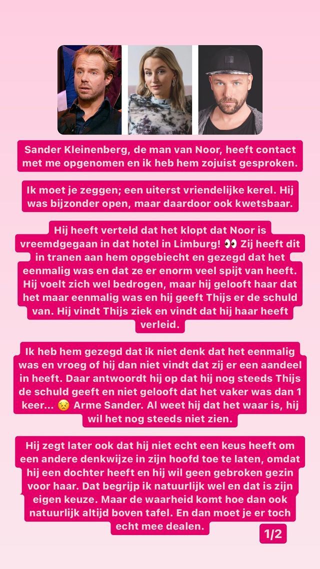 Wie, wie en wie: Queen of Jetlags, vrouw van DJ Sander Kleinenberg, ging vreemd met Thijs Römer