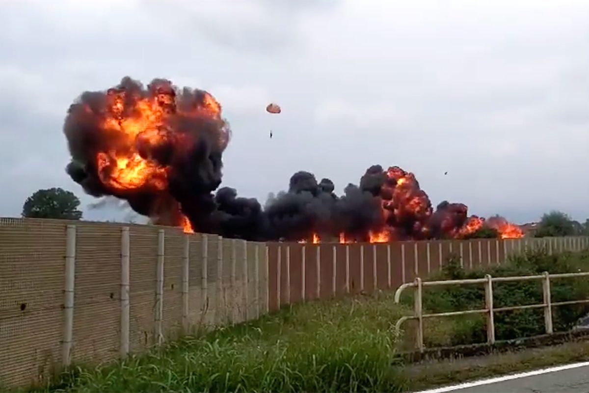 Drama na neerstorten van vliegtuig Italiaanse luchtmacht