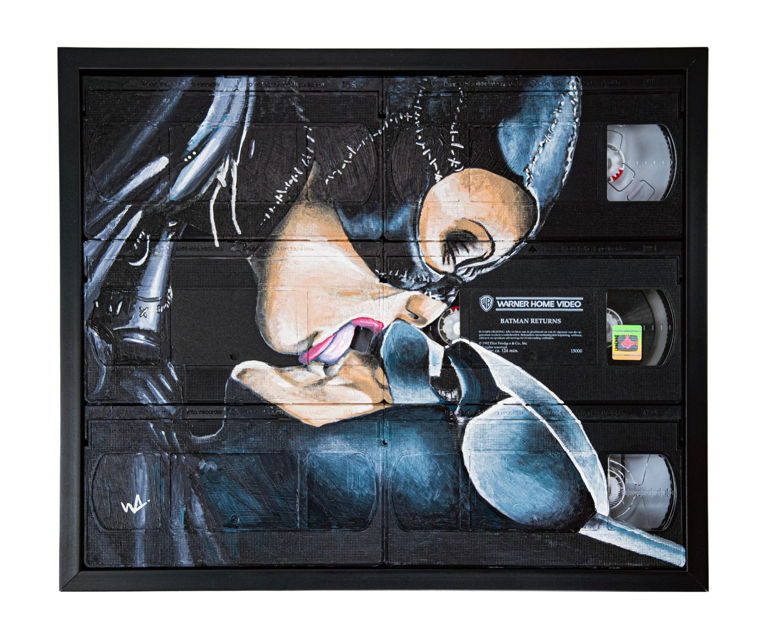 Wesley voorziet oude VHS banden van hele coole kunst