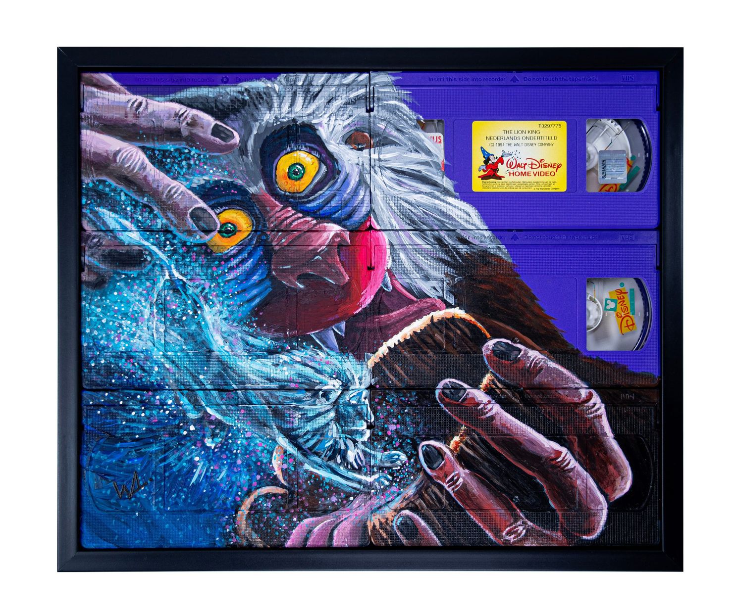 Wesley voorziet oude VHS banden van hele coole kunst