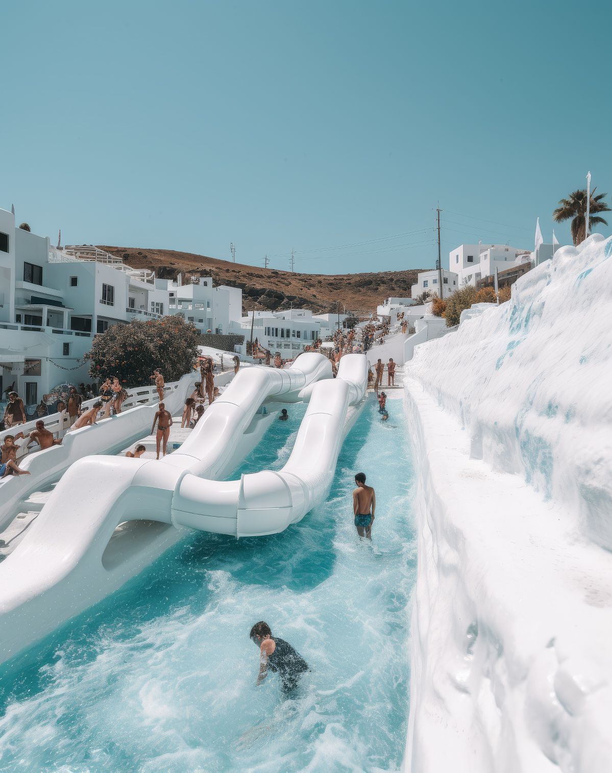 Mensen denken dat AI foto echt is en nu wil iedereen op vakantie naar Santorini in Griekenland