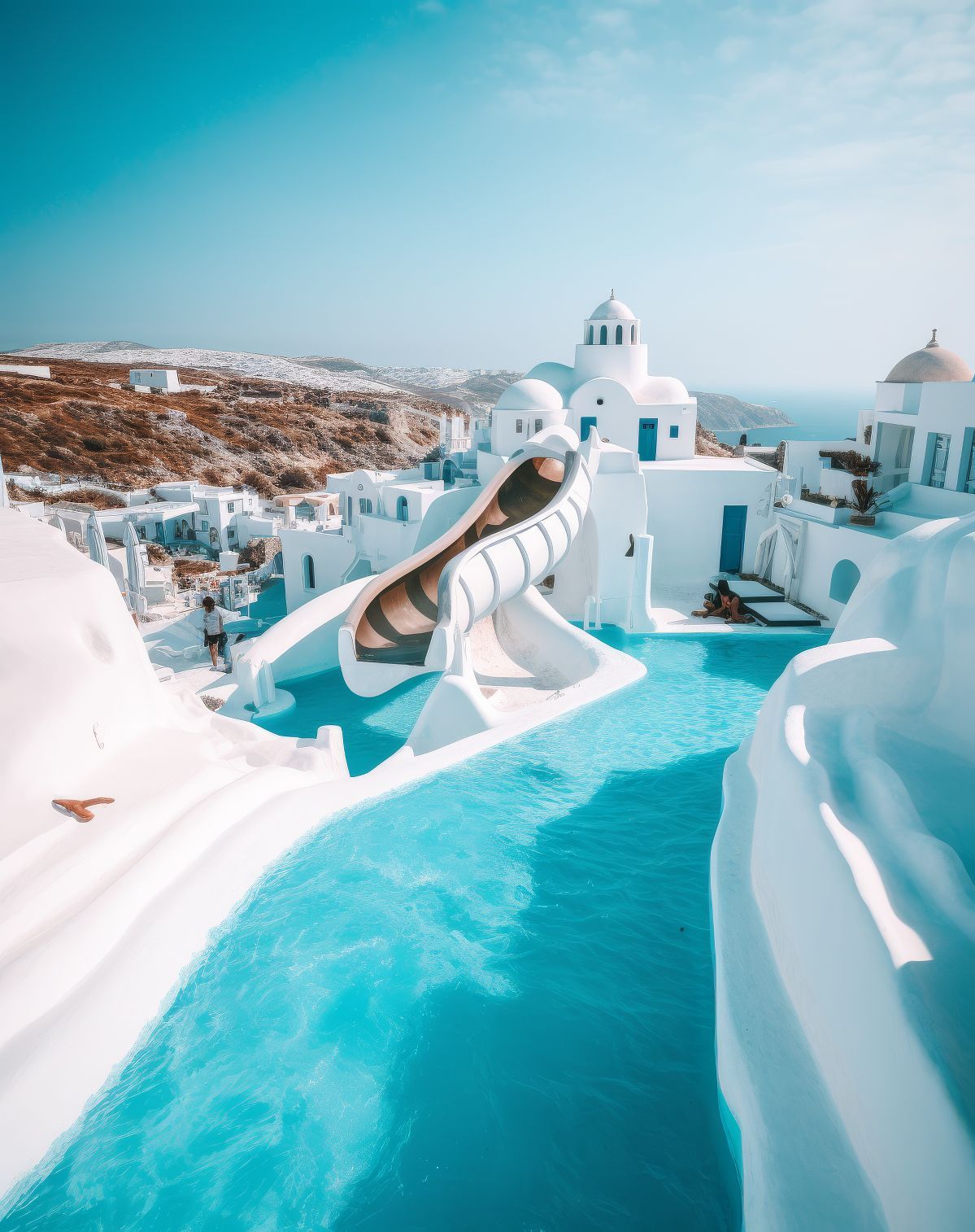 Mensen denken dat AI foto echt is en nu wil iedereen op vakantie naar Santorini in Griekenland