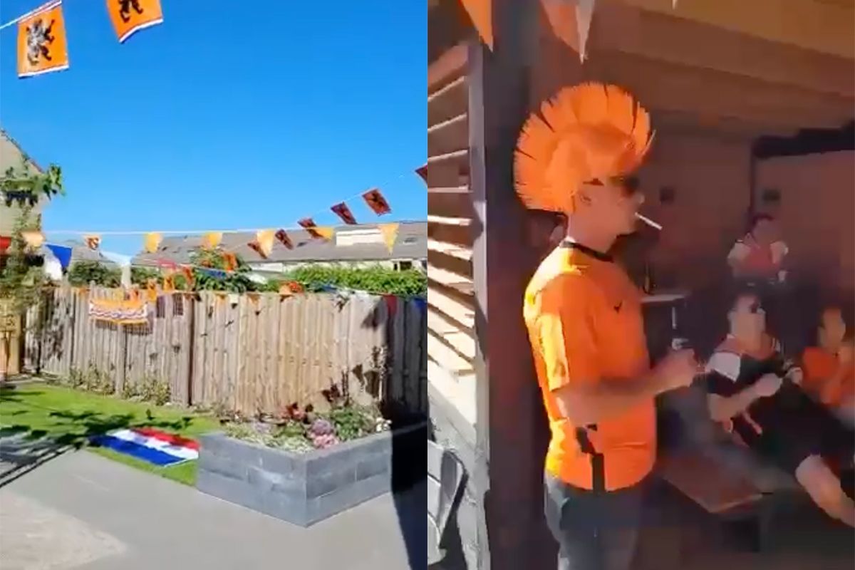 thumb vk zo de tuin is helemaal klaar om naar het nederlands elftal te kijken