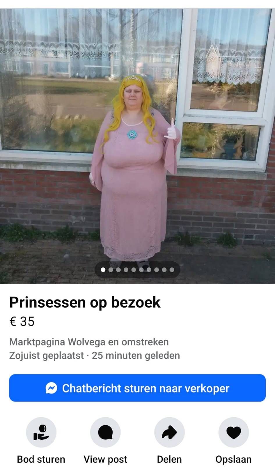 Hilarisch! Deze prinses kun je inhuren voor je feestje (en het kost bijna niks!)