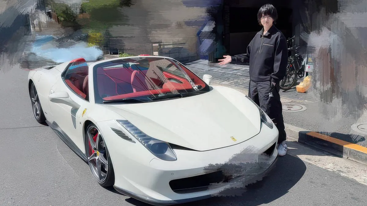picture vk ferrari tien jaar sparen brand