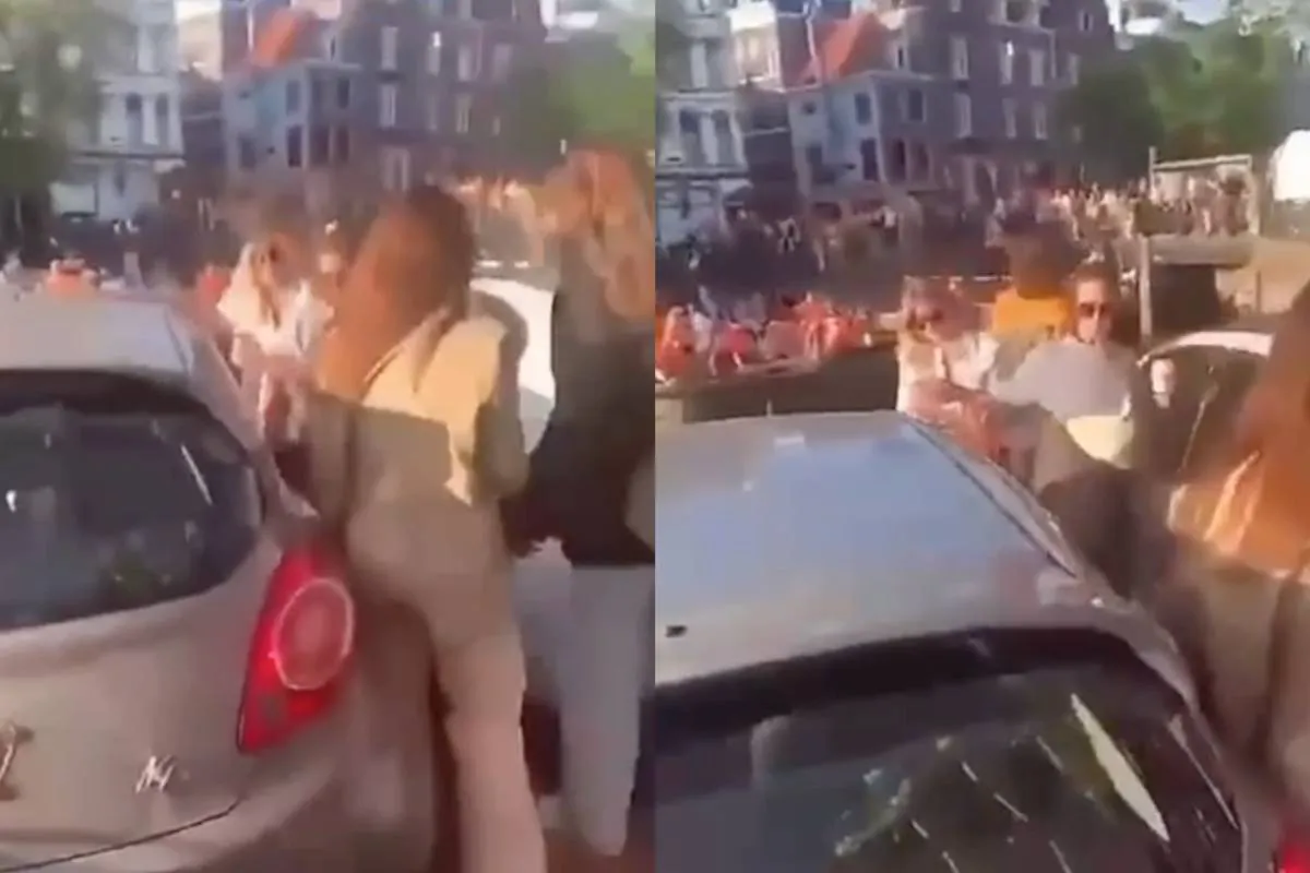 Vrouwen die verdachte van verkrachting tijdens koningsdag van slachtoffer schoppen: Politie meldt aanhouding