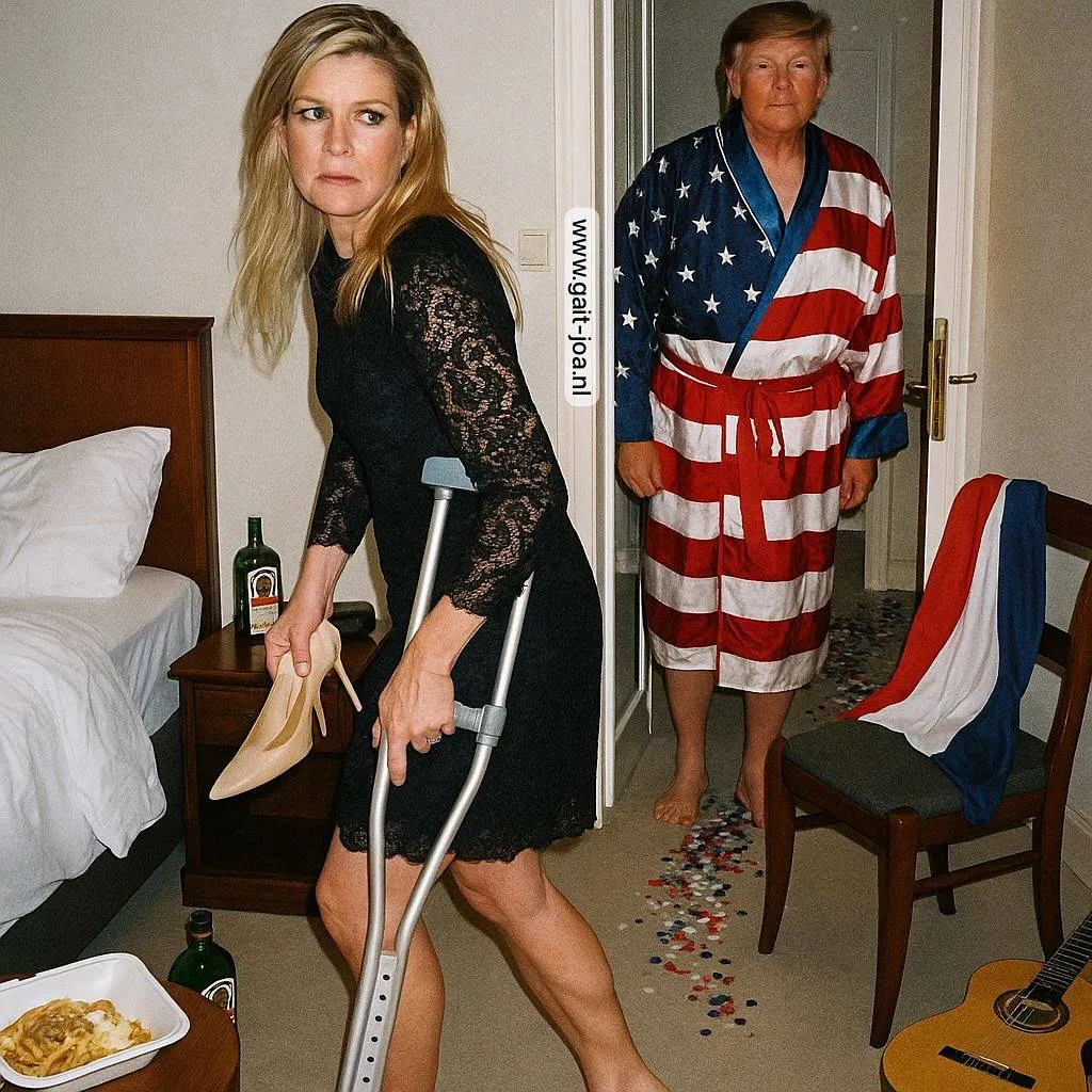 Het internet gaat helemaal los dat Donald Trump in Nederland is: de leukste plaatjes