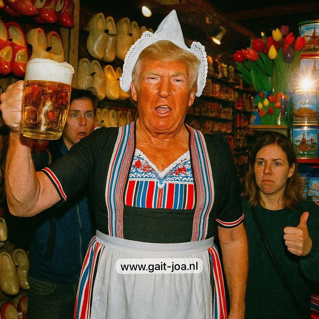 Het internet gaat helemaal los dat Donald Trump in Nederland is: de leukste plaatjes