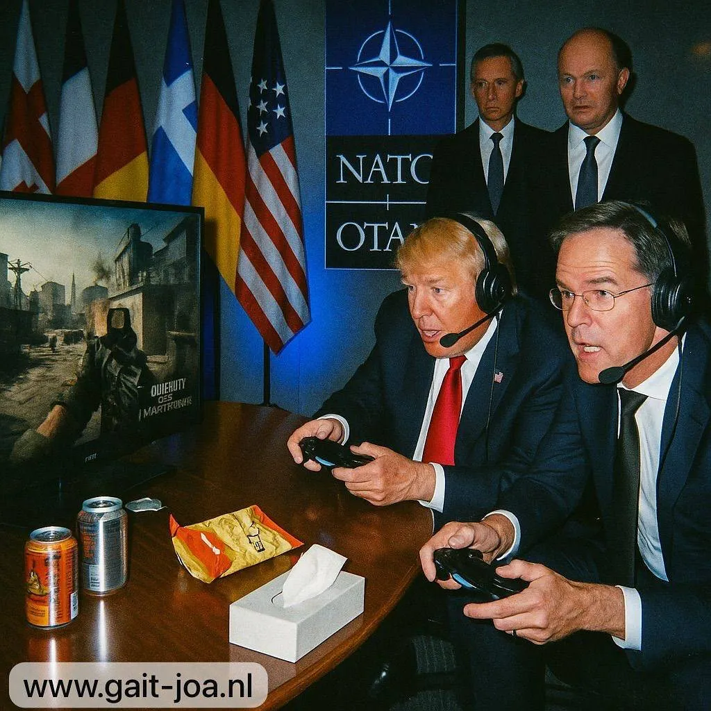 Het internet gaat helemaal los dat Donald Trump in Nederland is: de leukste plaatjes