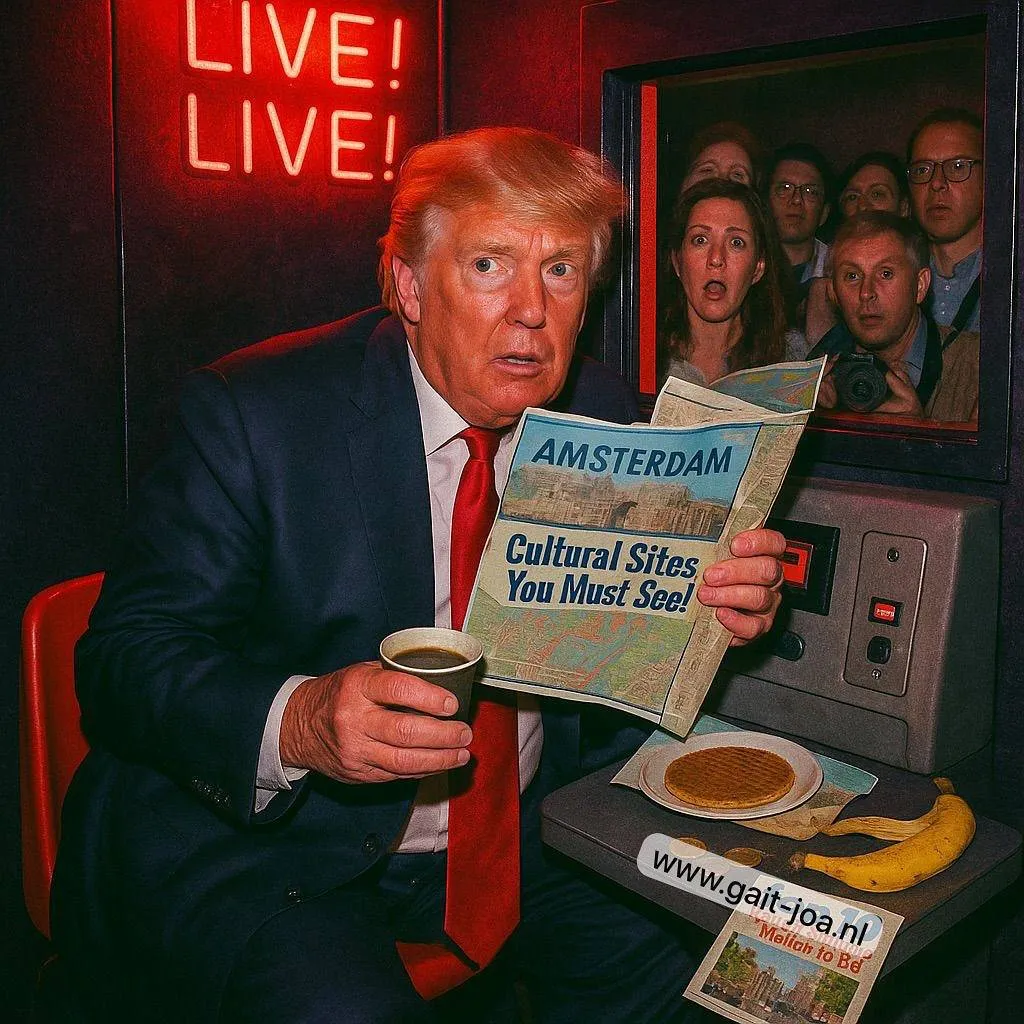 Het internet gaat helemaal los dat Donald Trump in Nederland is: de leukste plaatjes