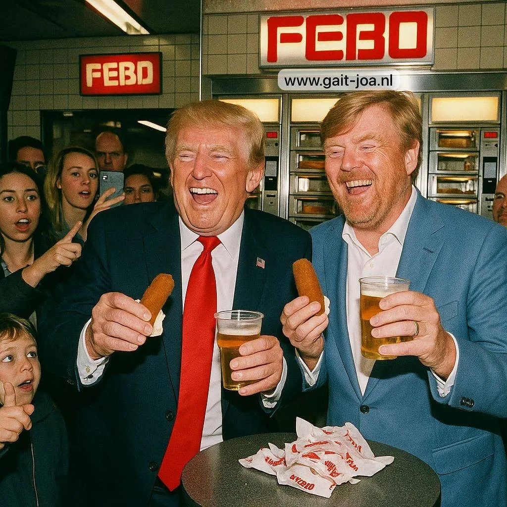 Het internet gaat helemaal los dat Donald Trump in Nederland is: de leukste plaatjes