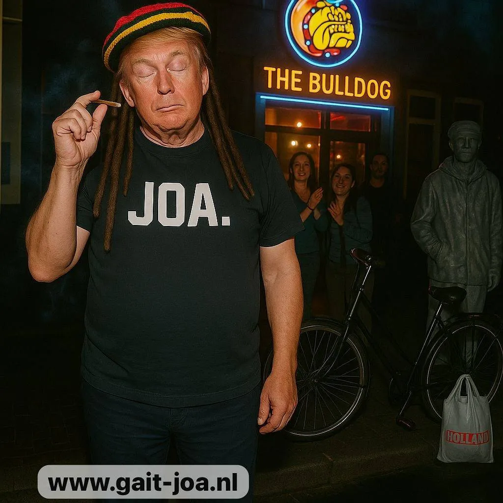 Het internet gaat helemaal los dat Donald Trump in Nederland is: de leukste plaatjes