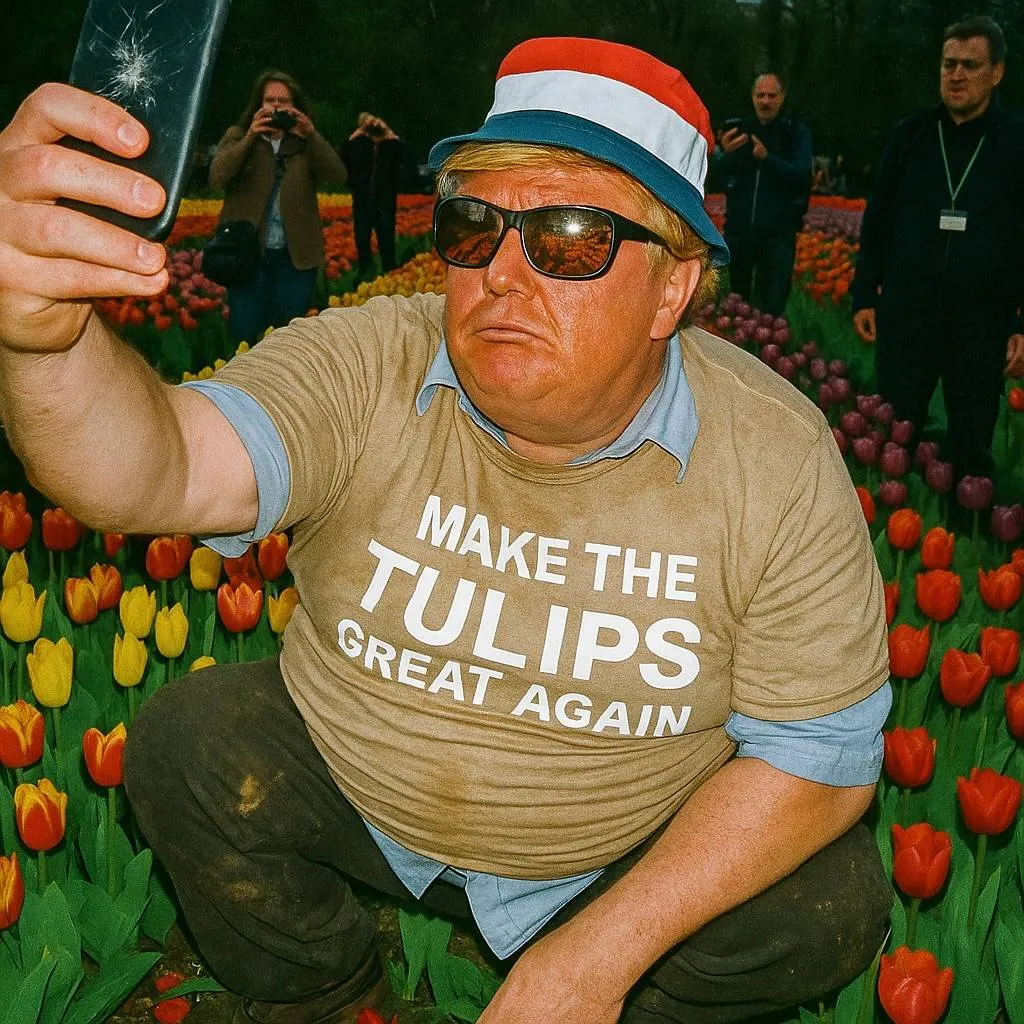 Het internet gaat helemaal los dat Donald Trump in Nederland is: de leukste plaatjes