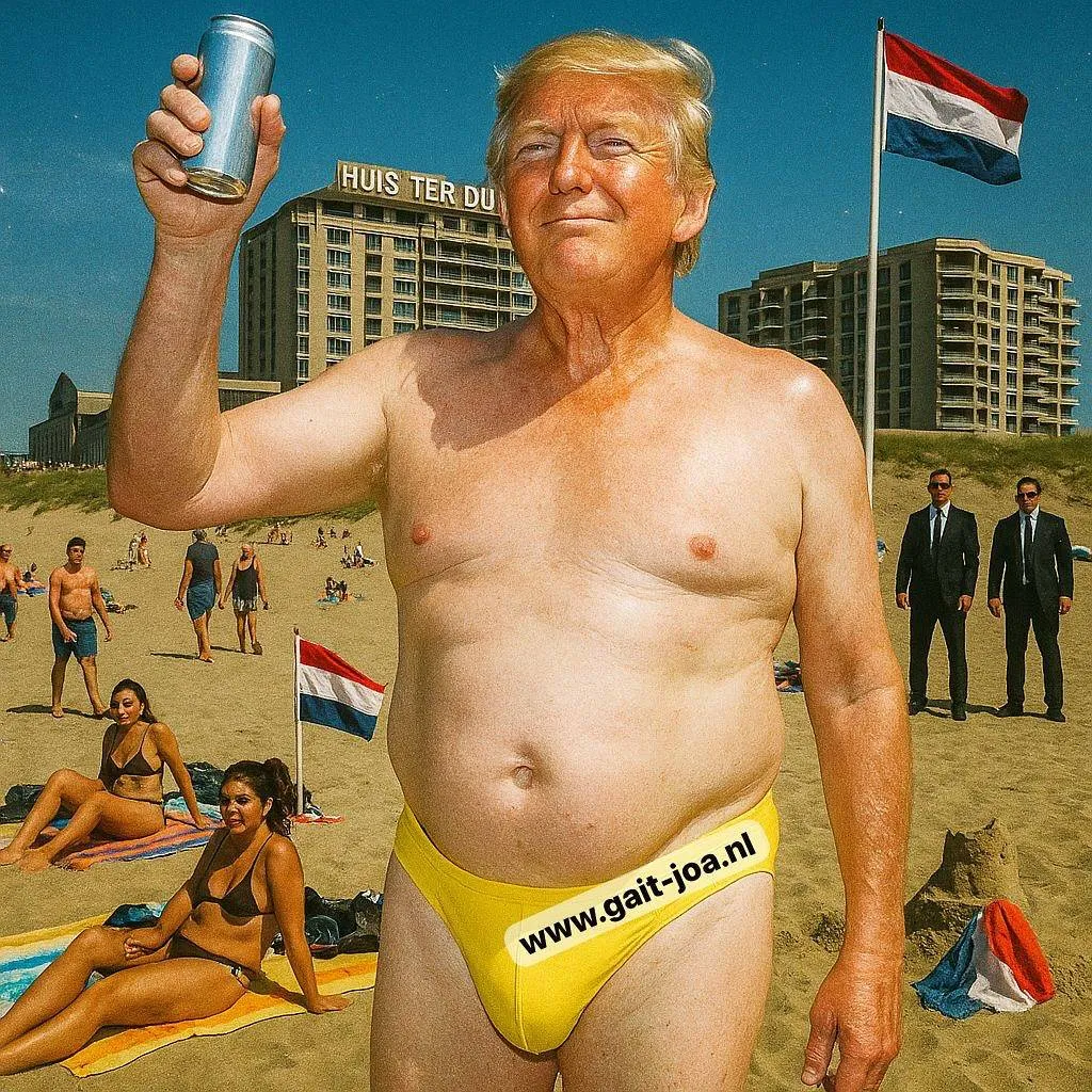 Het internet gaat helemaal los dat Donald Trump in Nederland is: de leukste plaatjes