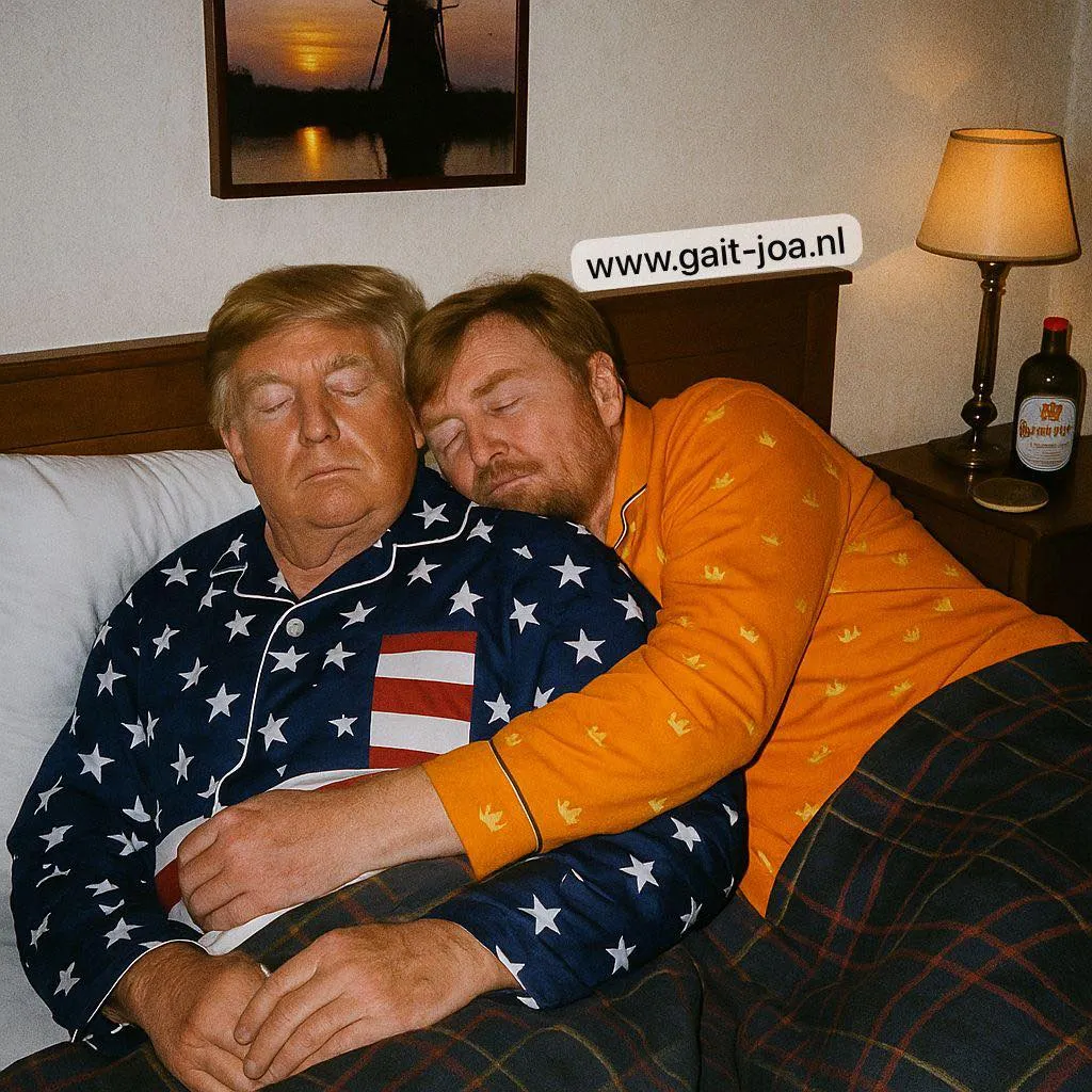 Het internet gaat helemaal los dat Donald Trump in Nederland is: de leukste plaatjes