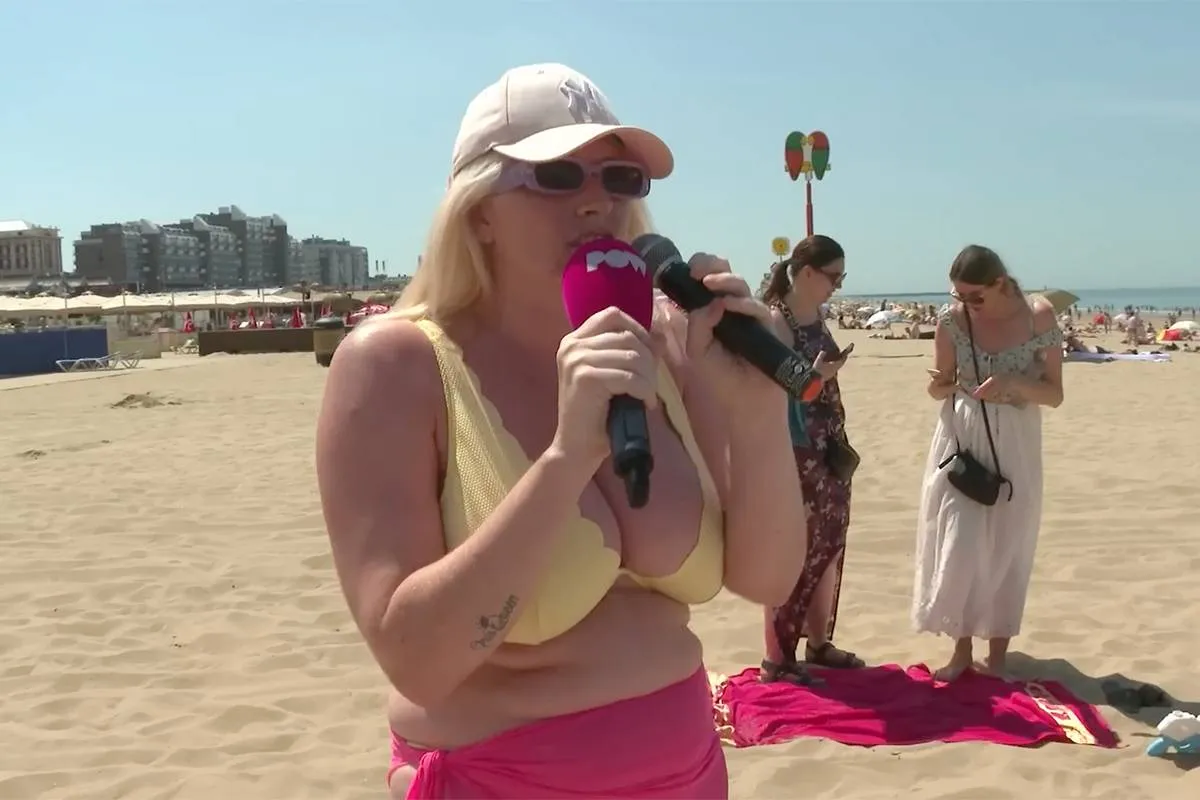 thumb vk powned probeert met topless irisqueen badgasten in scheveningen naar huis te jagen