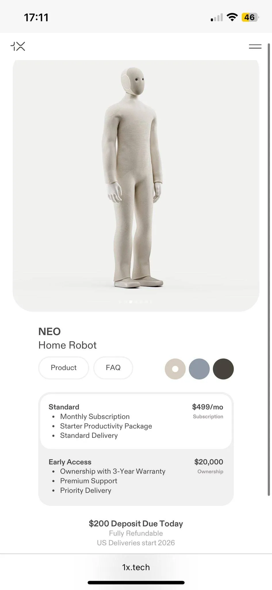 Voor $20.000 koop je nu een ‘slimme’ huisrobot, maar die stiekem bestuurd wordt door een mens