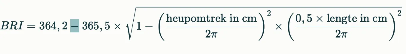 BRI is veel beter dan BMI Plus: Hoe bereken ik mijn BRI
