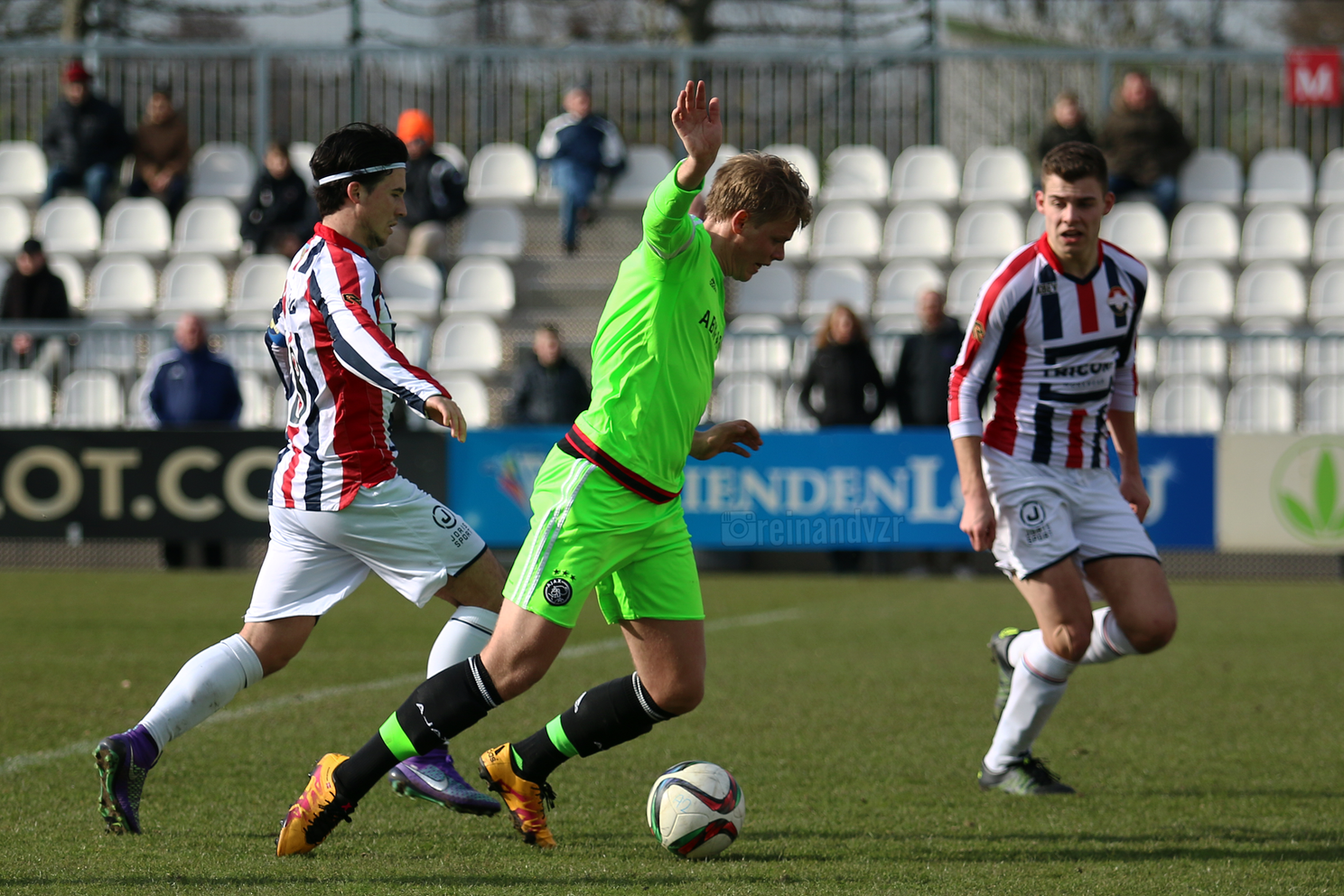 Fotoverslag Ajax A1 - Willem II A1 (5-1)
