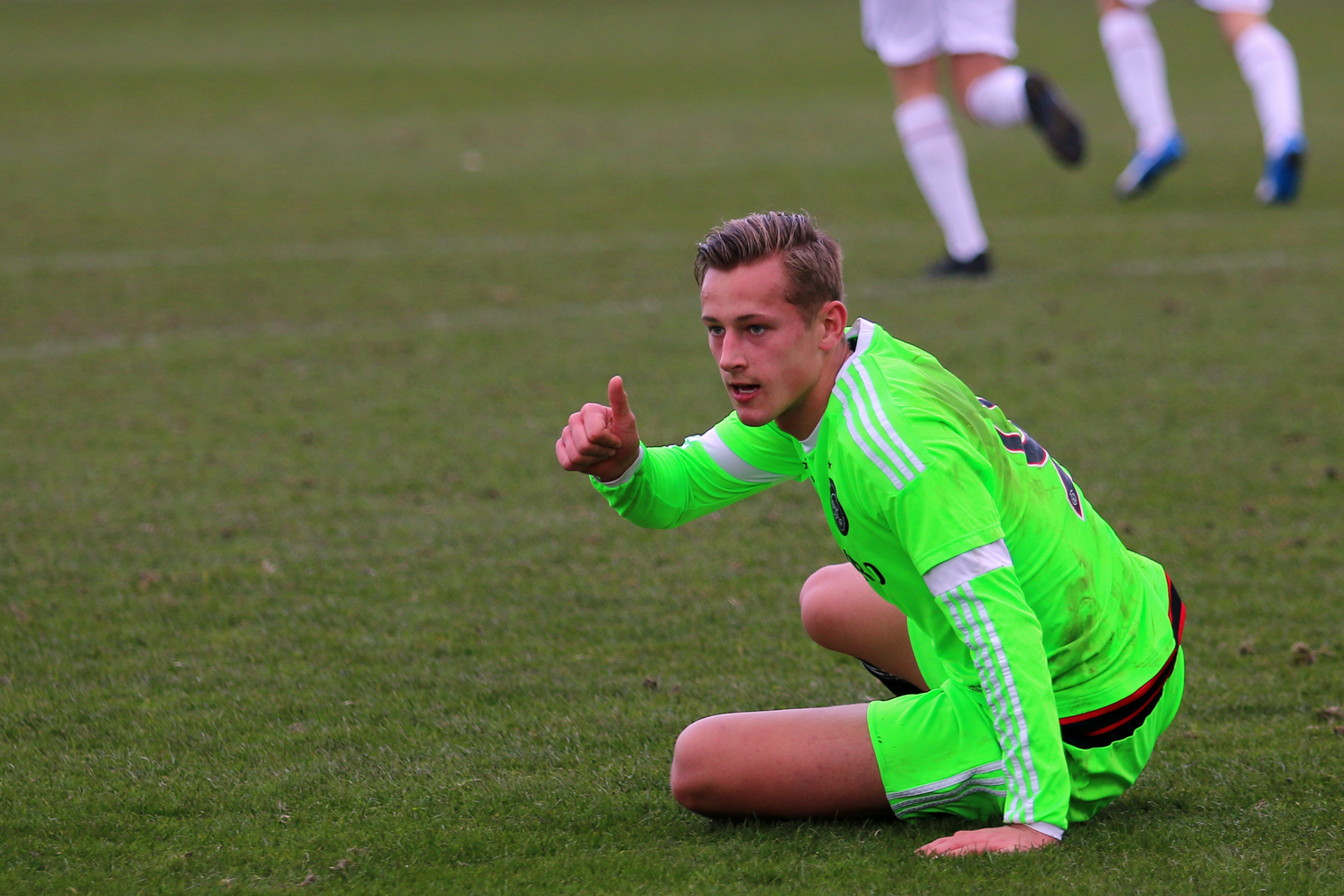 Fotoverslag Ajax A1 - Willem II A1 (5-1)