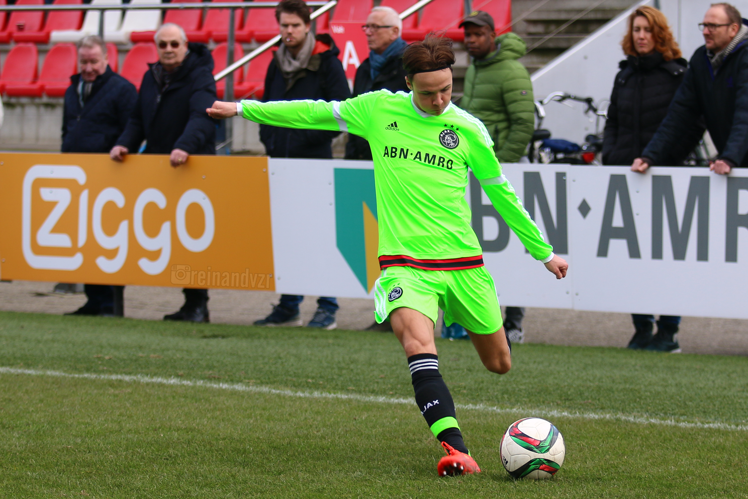Fotoverslag Ajax A1 - Willem II A1 (5-1)