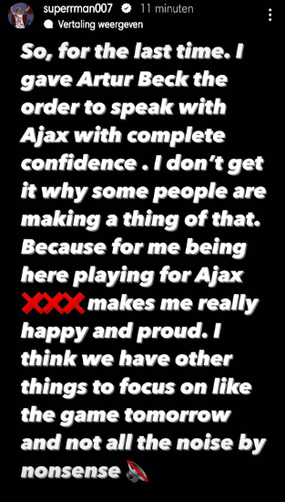 Sosa reageert op ophef over beladen transfer: 'Ik snap niet dat mensen hier zo'n groot ding van maken'