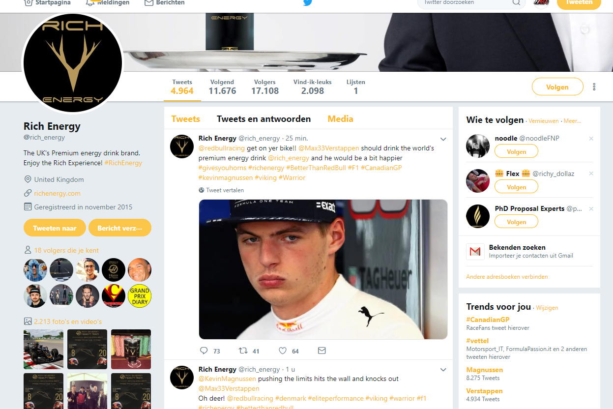 Rich Energy haalt uit naar Verstappen na crash Magnussen: 'Klim op je fiets!'